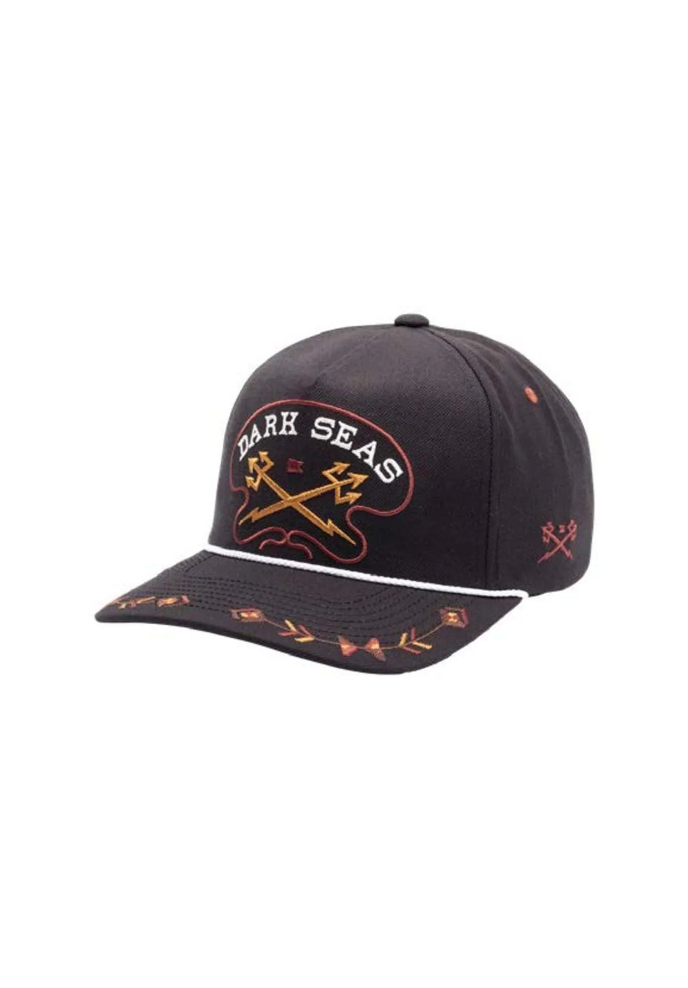 Dark Seas 'Bronco' Snapback Cap - Black