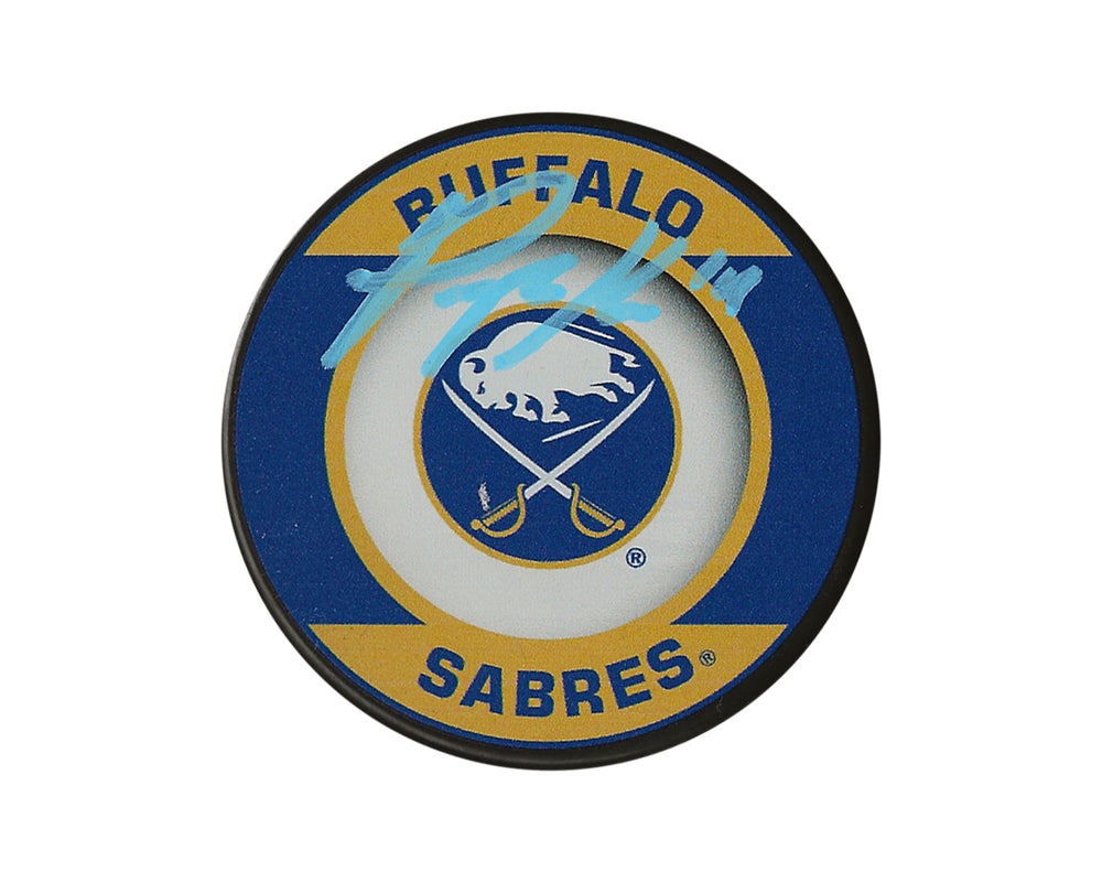 Peyton Krebs Palet Souvenir Rétro des Sabres de Buffalo Autographié