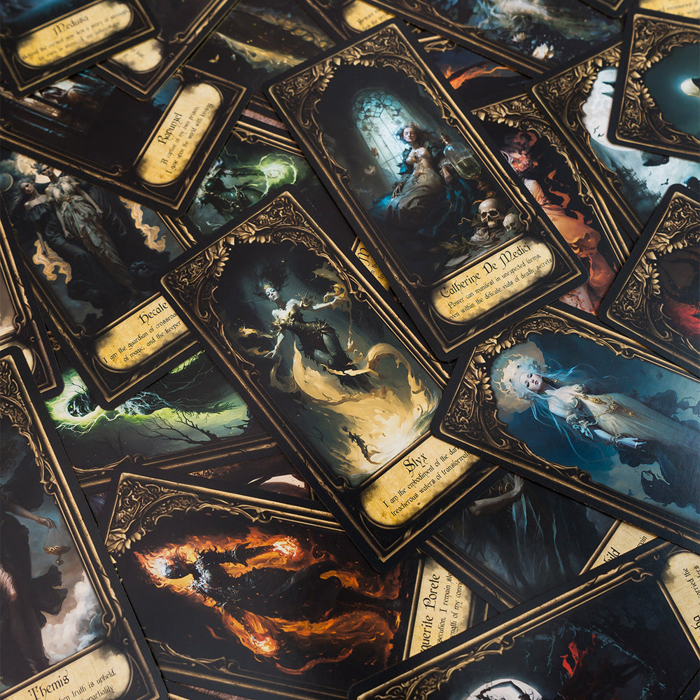 Obsidian Veil Oracle Deck