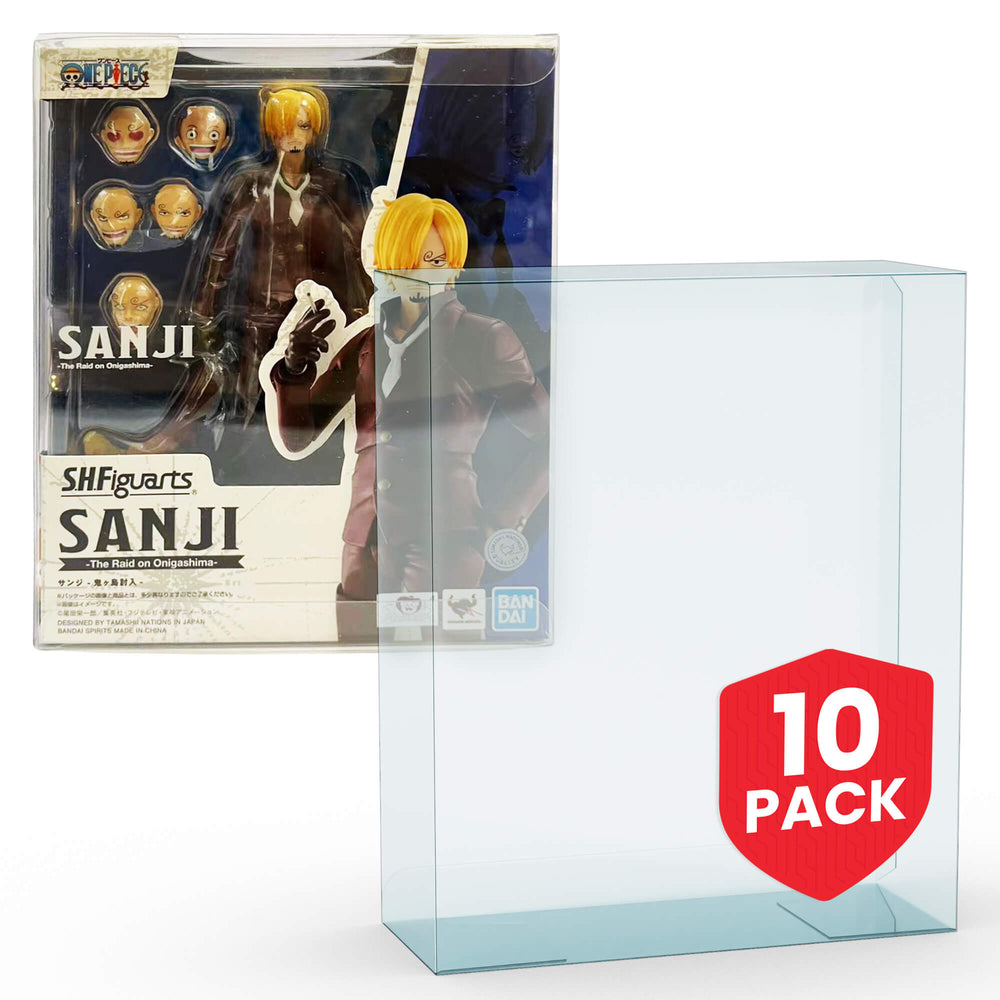 Vitrine de protection transparente EVORETRO en PET pour figurine SH Figuarts Sanji