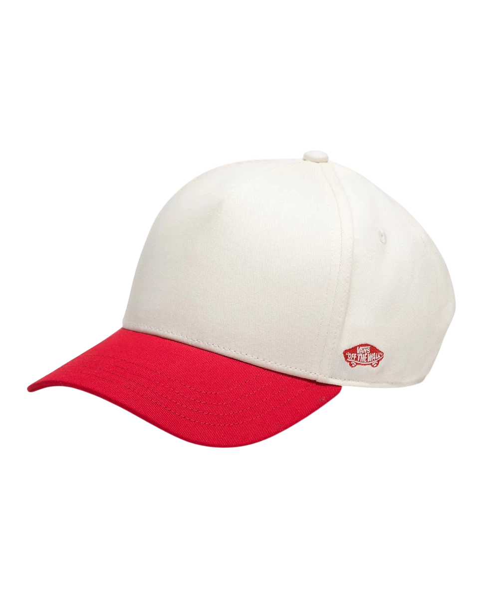Casquette "Data System" à sangle Vans - Crème/Rouge