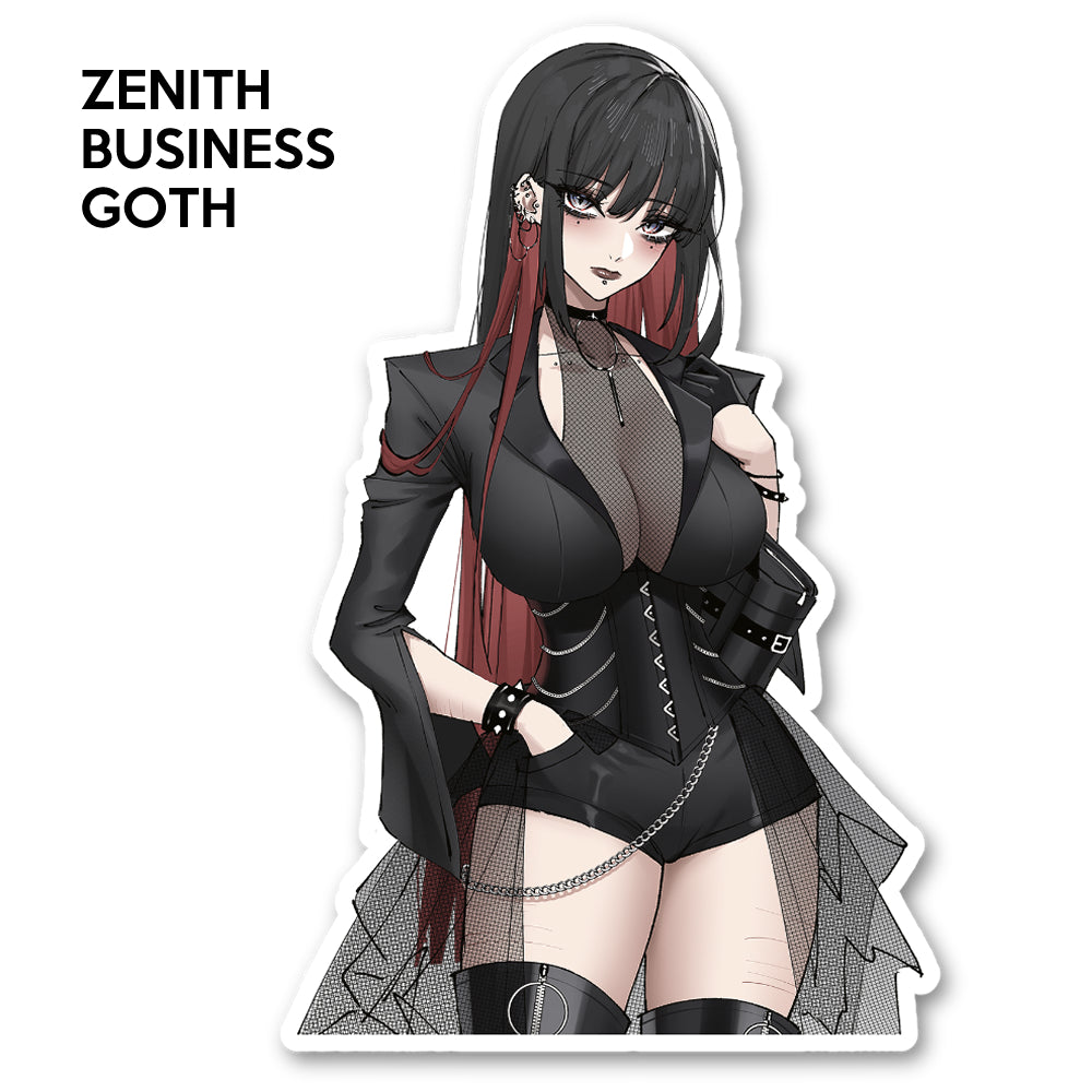 Z7: Zenith Business Goth Sticker