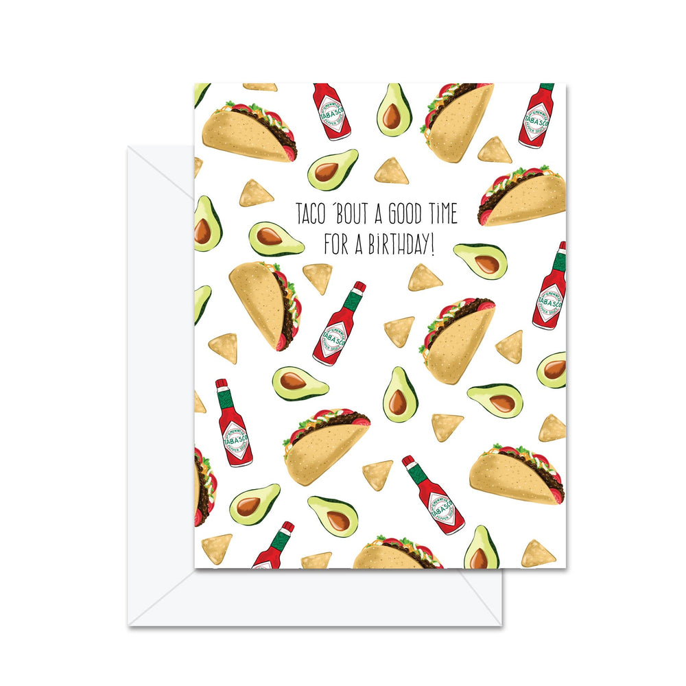 C'est l'heure de la fête pour un anniversaire ! - Carte de vœux