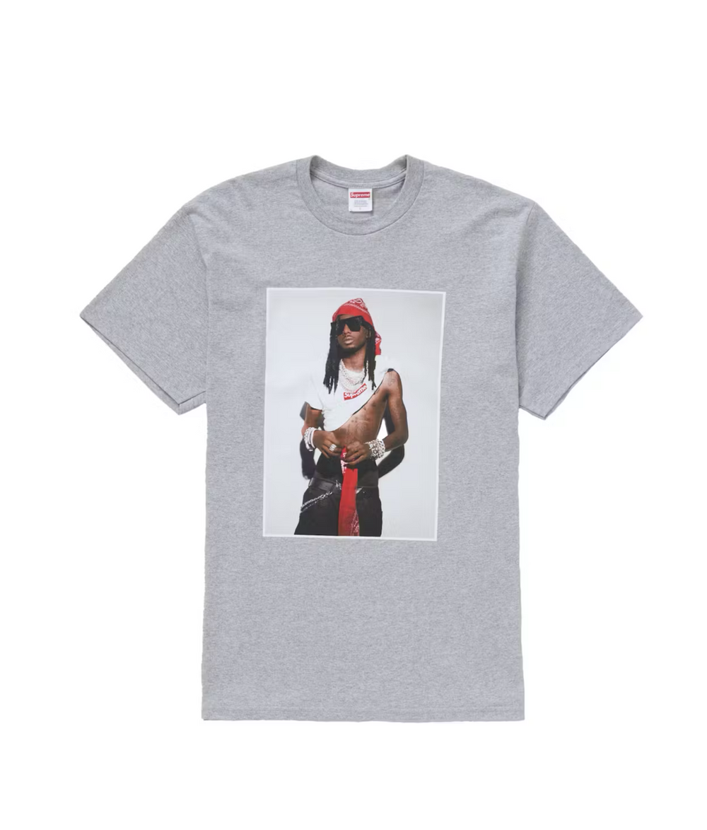 Tee 'Playboi Carti' Supreme - Gris Chiné