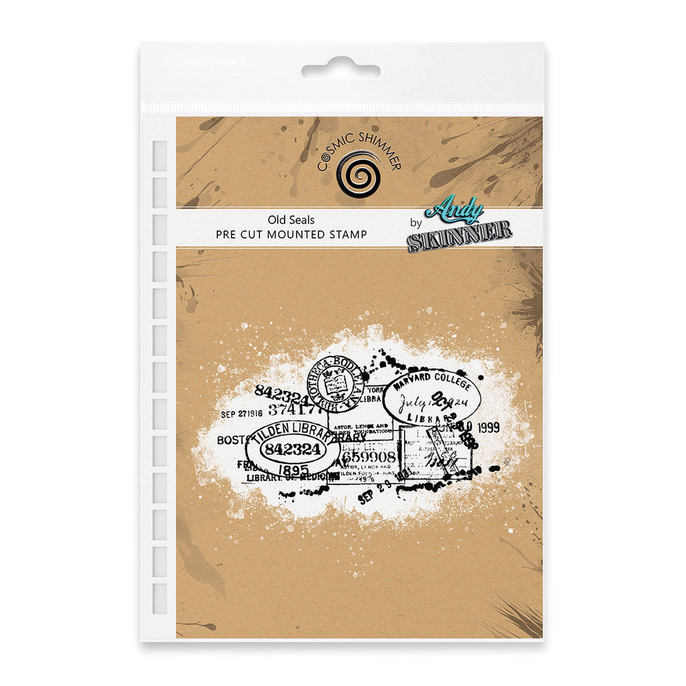Old Seals Pre Cut Rubber Stamp Set by Andy Skinner — Ecstasy Crafts
