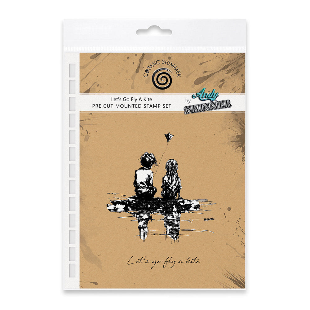 Let's Go Fly A Kite Pre Cut Rubber Stamp Set by Andy Skinner — Ecstasy Crafts