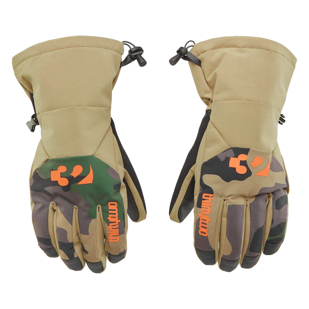 ThirtyTwo 'Lashed' Gloves - Khaki/ Camo