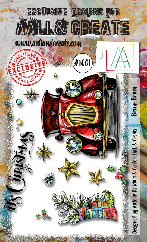 AALL and Create Set de tampons A6 - #1001 - Brum Brum