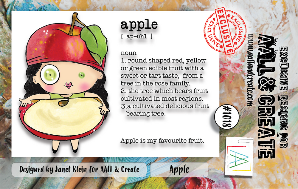 AALL and Create #1018 - Set de tampons A7 - Pomme