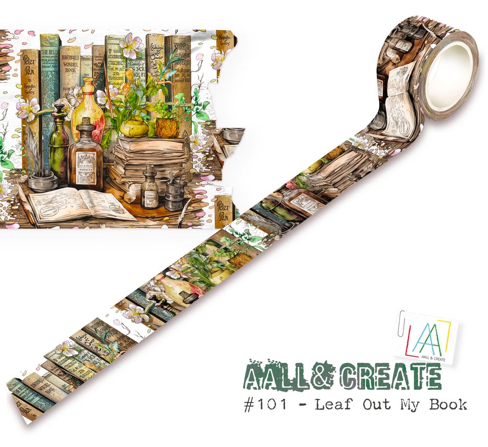 AALL and Create - Washi Tape - Leaf Out My Book — Ecstasy Crafts