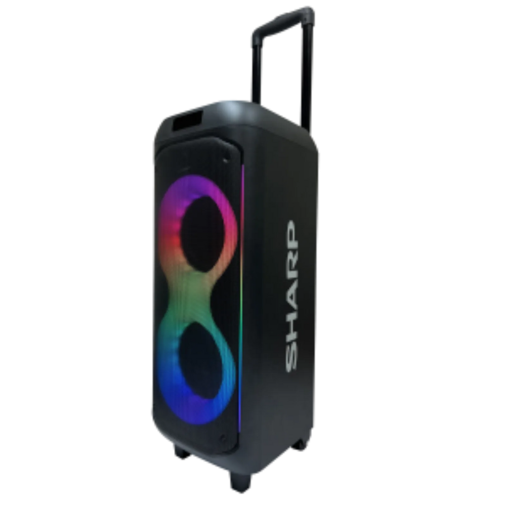 Sharp PS-935 Portable Party Speaker ? 50W RMS, 15-Hour Battery, Bluetooth 5.2 & Karaoke