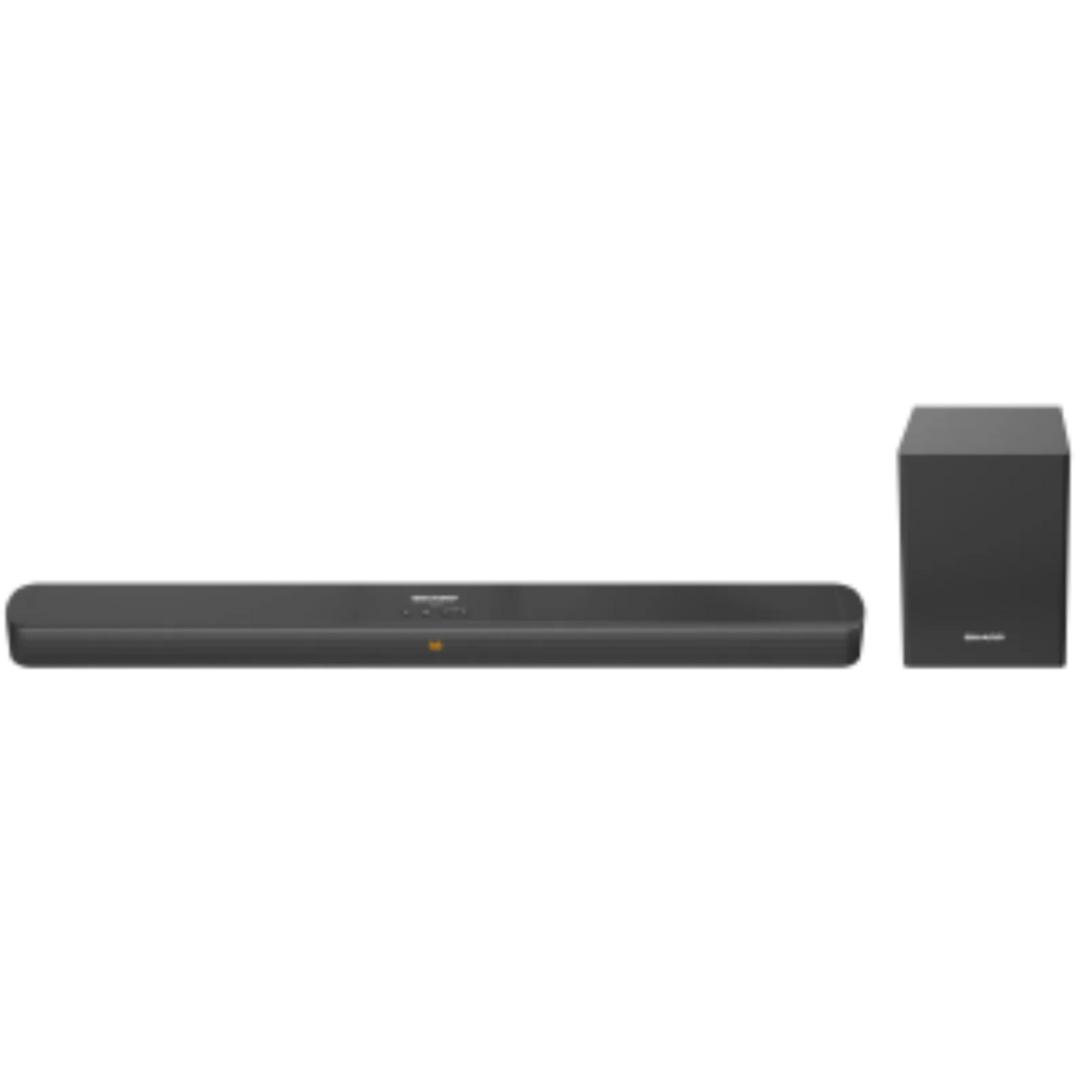 SHARP HT-SBW192 2.1-Channel Sound Bar – Wireless Subwoofer, Bluetooth, HDMI ARC