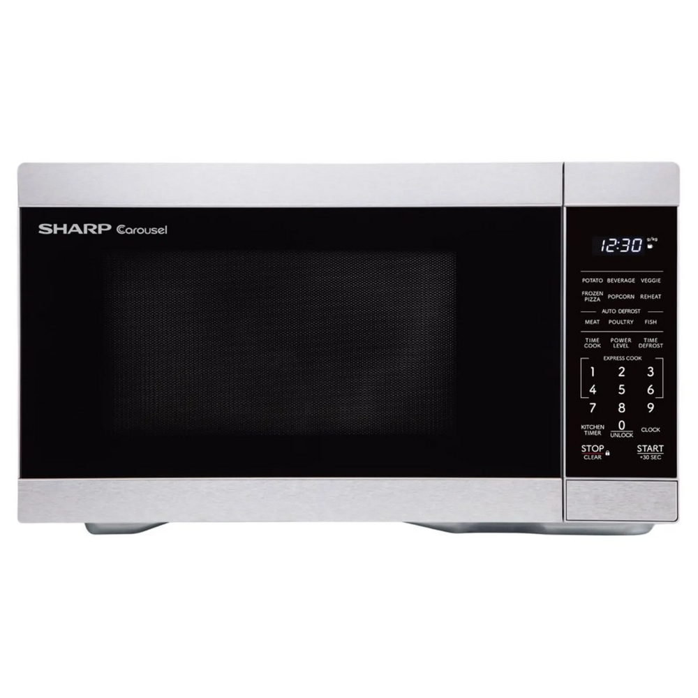 SHARP SMC0962KSC Carousel® Countertop Microwave Oven 0.9 cu. ft. 900W Stainless Steel