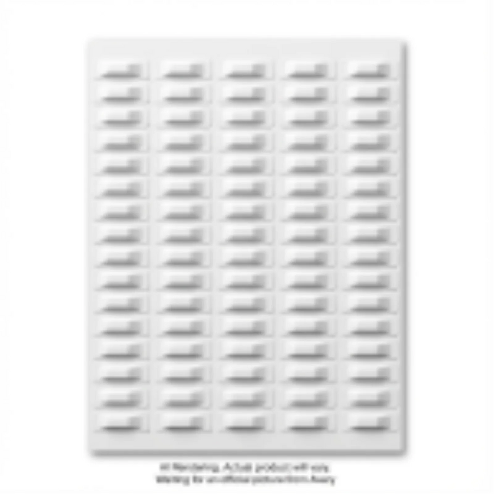 Avery Hand Apply Plain 58 Khz AM Labels, 44.6 mm x 10.15 mm, 108 labels/sheet, 540 labels/box