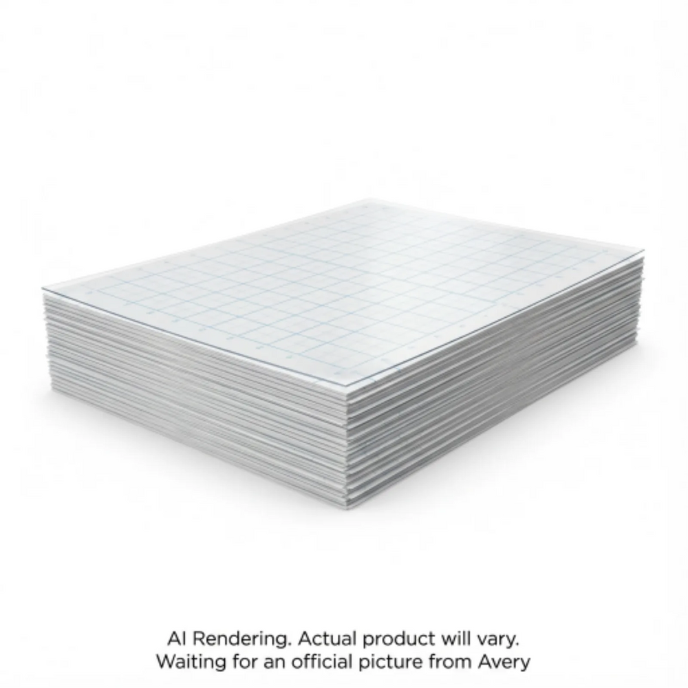 76293 Avery Self Adhesive Laminating Sheets 9x12 50pk