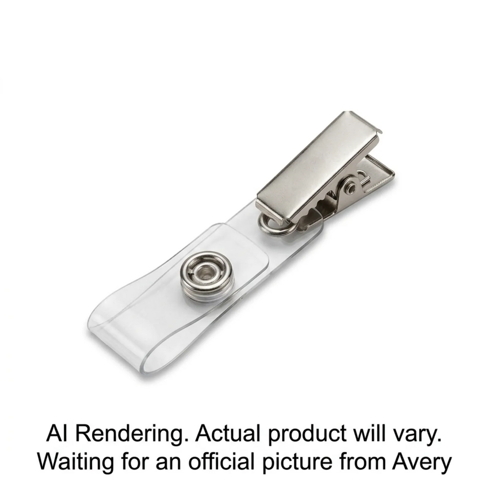 Clear Strap Clips, 10/pkg