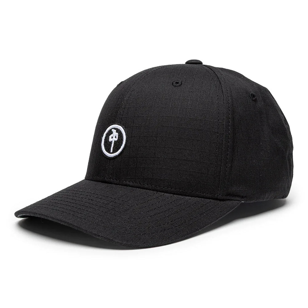 Red Dragon 'Ripstop Chung' Flexfit Cap - Black/White