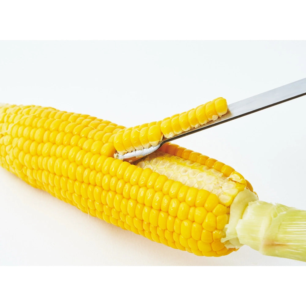 Épluche-maïs Eatoco Poro – Acier inoxydable, extracteur de grains de maïs japonais