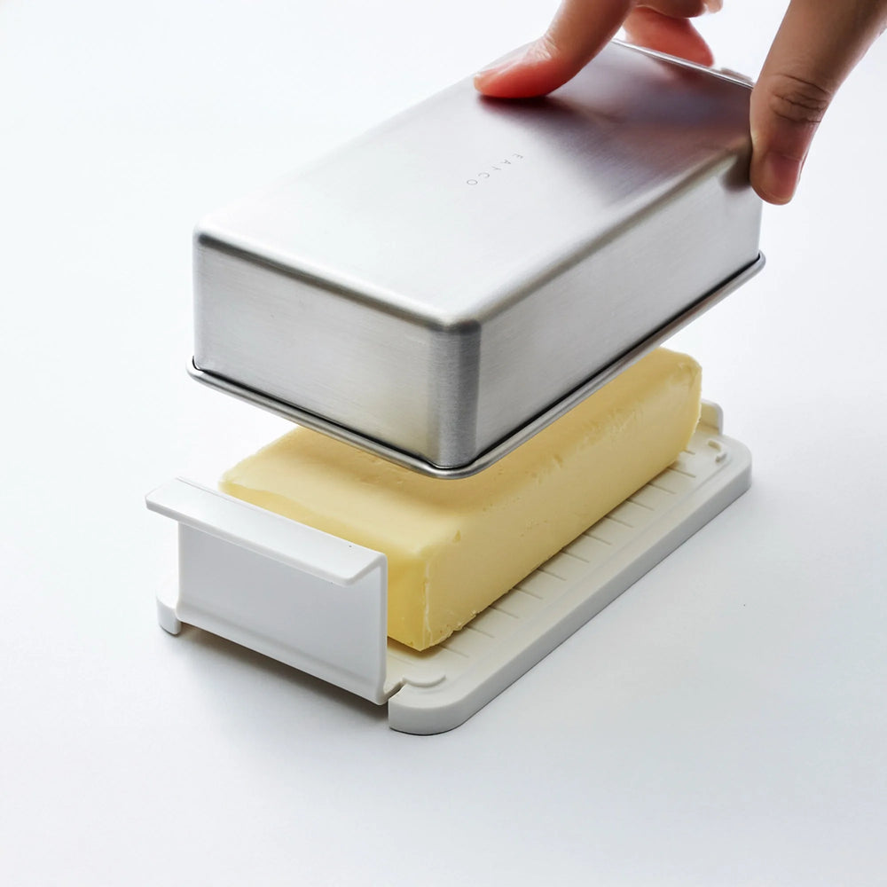Eatoco Japan Stainless Steel Butter Case Lid – With Portioning Tray