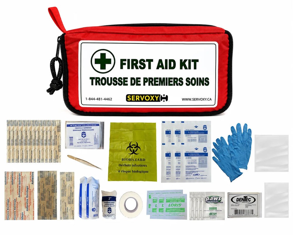 Trousse de premiers soins personnelle CSA Z1220-24 Type 1 – 1 travailleur | Québec et Nouvelle-Écosse