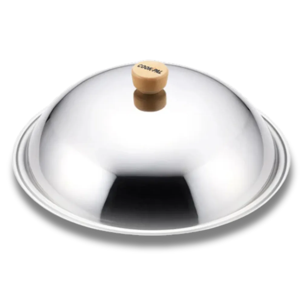 Couvercle Yoshikawa Cook-Pal Ren en acier inoxydable de 30 cm