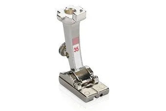 Pied-de-biche #35 pour fermeture éclair invisible Bernina