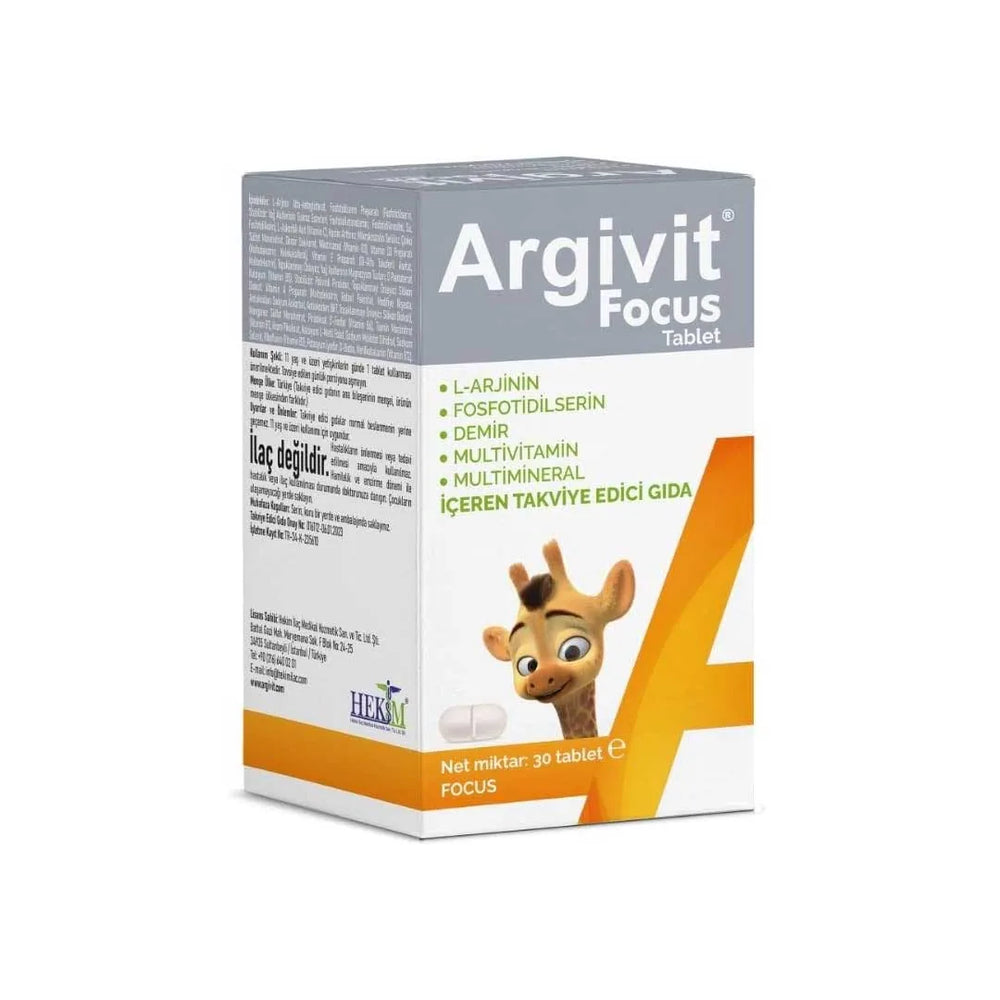 Argivit Focus Vitamins – 30pcs