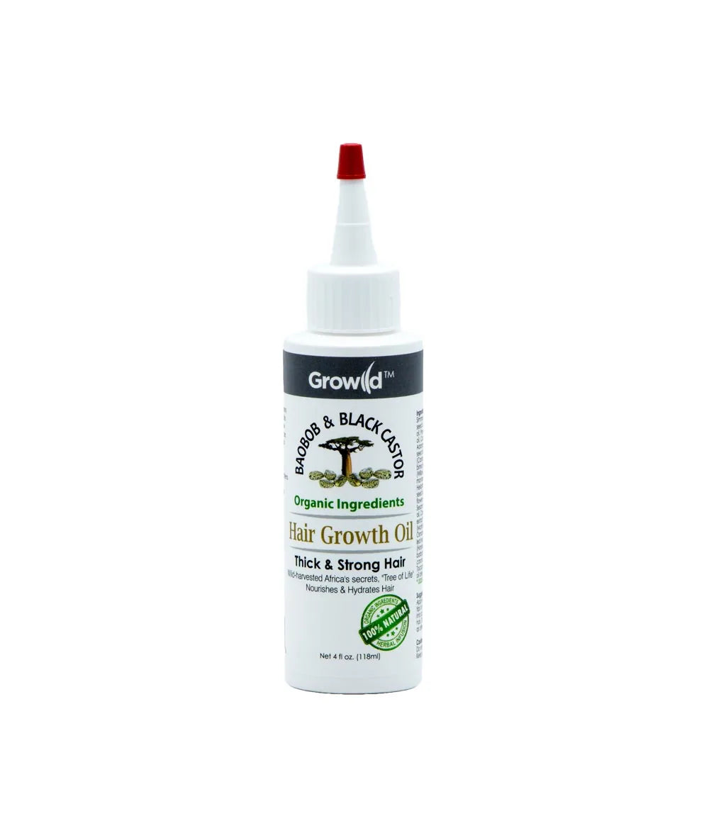 BY NATURES EDGE HUILE DE RICIN NOIRE CROISSANCE+ 4 OZ