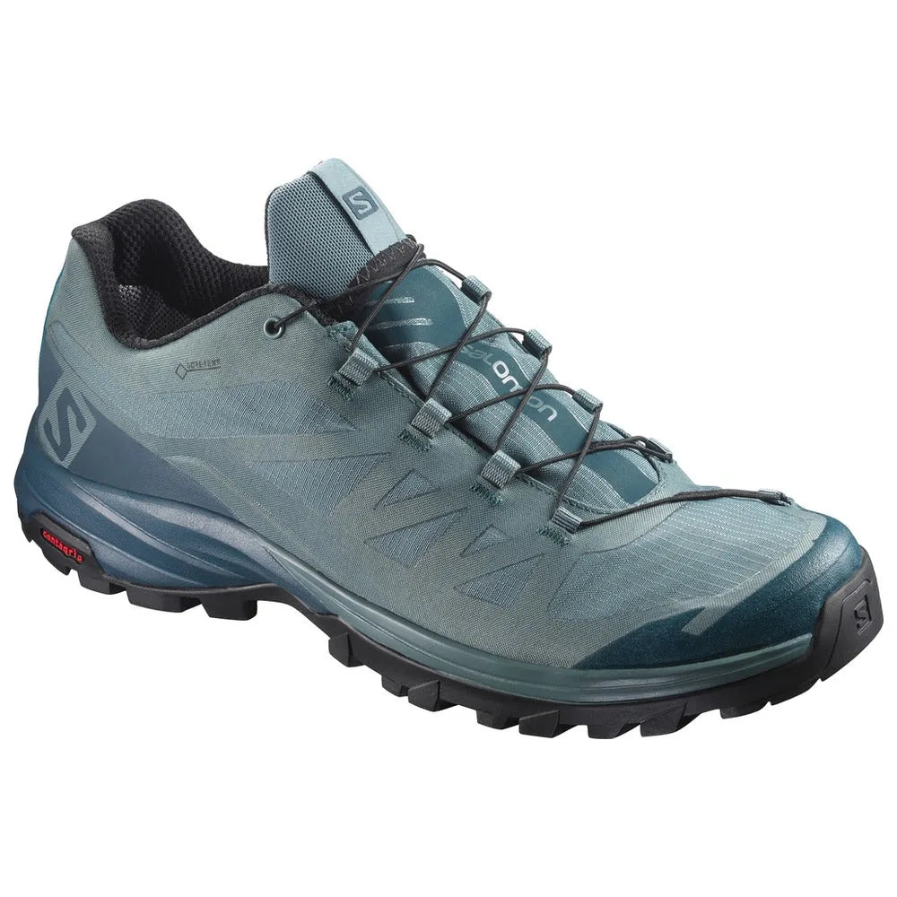 Chaussures de randonnée imperméables Salomon Outpath GTX pour hommes, noir, pointure 13 US