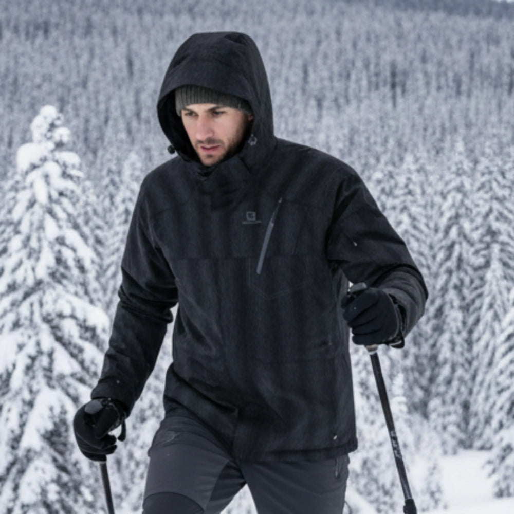 Salomon Veste de Ski Isolée Zero pour Homme, Taille Petit