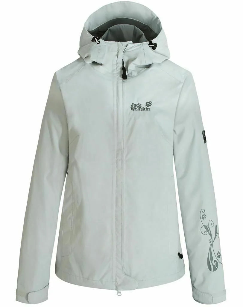Jack Wolfskin Mapiya Texapore Veste de Pluie pour Femme, Taille Petit
