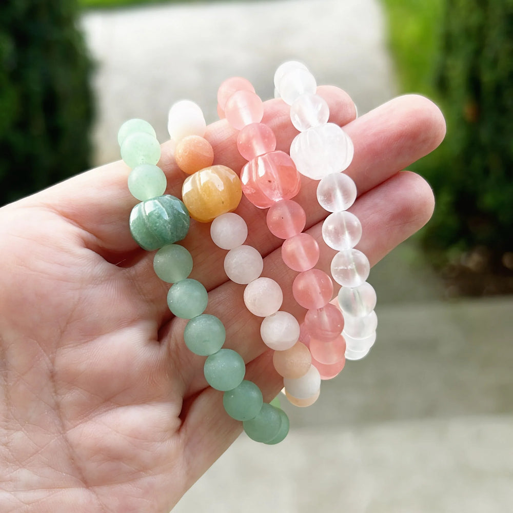 Bracelet Cristal Citrouille