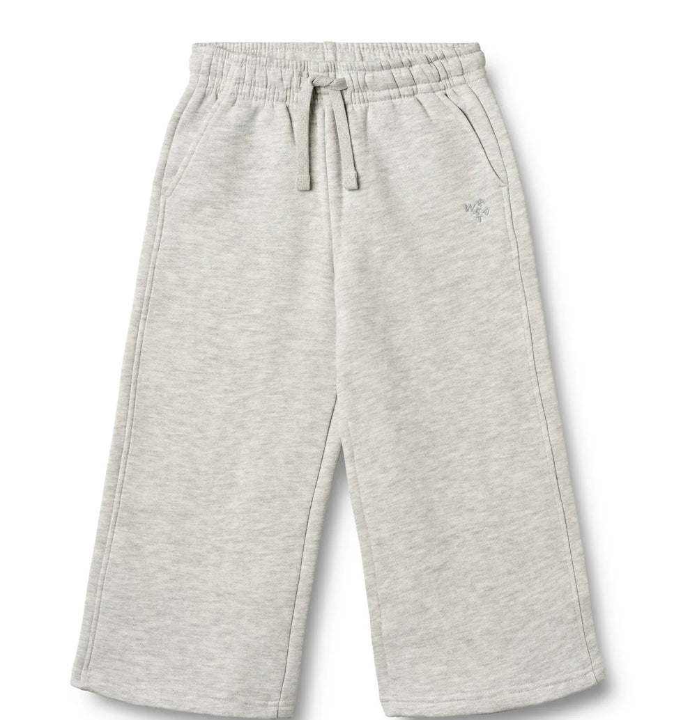 Pantalon d'entraînement droit Cruz | Gris Mélange Clair | Blé Enfants