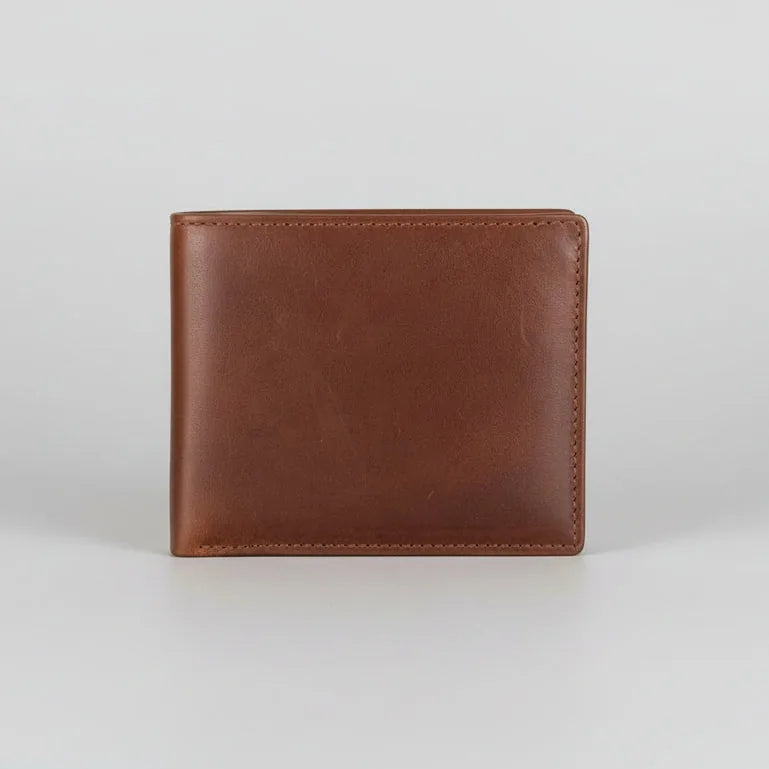 Portefeuille Bifold Homme en Cuir Véritable. Organisateur Haute Capacité avec 12 Emplacements pour Cartes