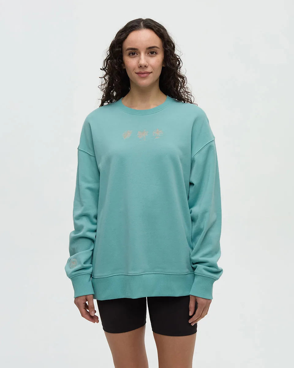 Haiti Embroidery Relaxed Crew