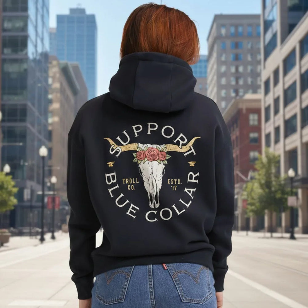 Chandail à capuchon DHCM pour femmes SBC Longhorn