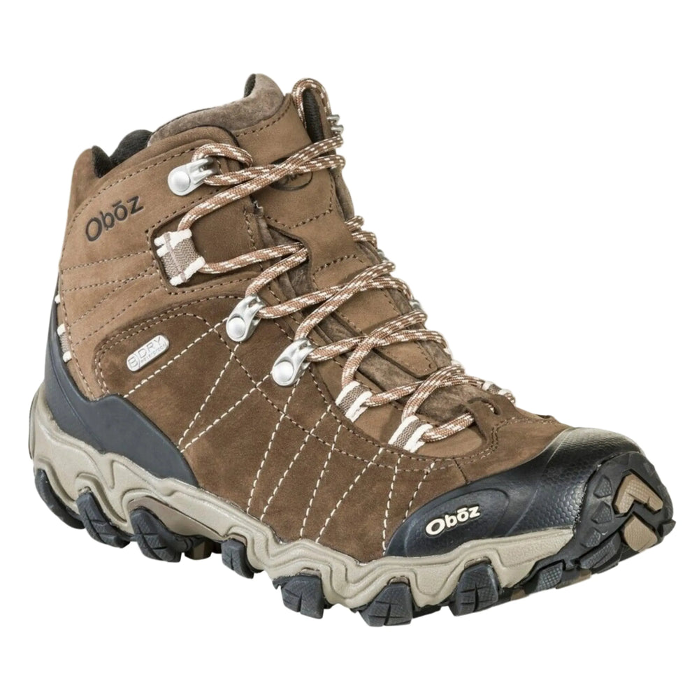 Bottes de randonnée mi-hautes Oboz Bridger pour femmes en cuir imperméable B-Dry