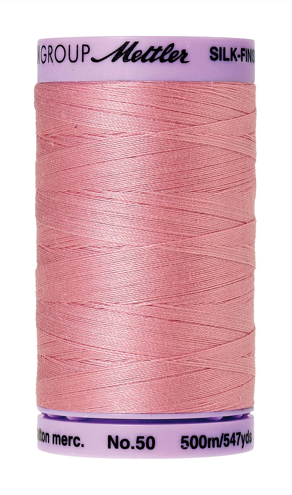 Mettler Silk-Finish - Quartz Rose - Fil de Coton Uni 50wt 547 vg/500 m