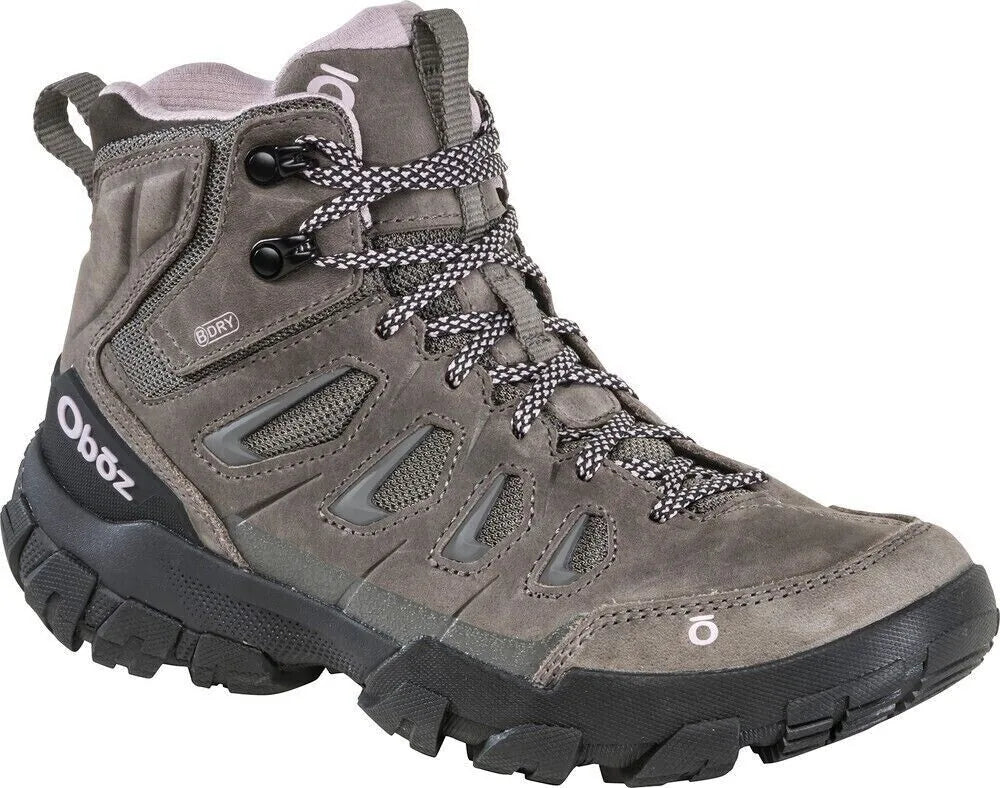 Bottes de randonnée Oboz Sawtooth X Mid larges imperméables B-Dry pour femmes - TAILLES 9 et 11