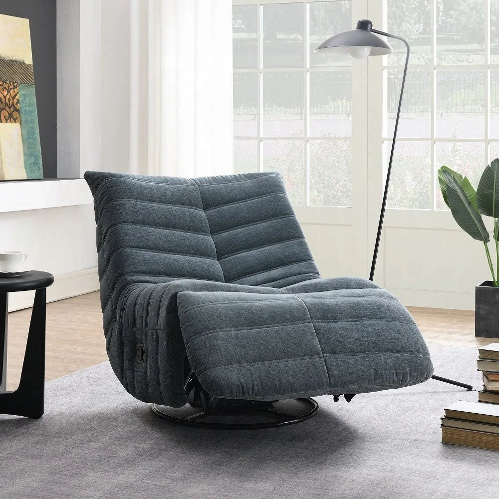 Fauteuil inclinable pivotant Brasov en chenille - Choix de couleurs multiples