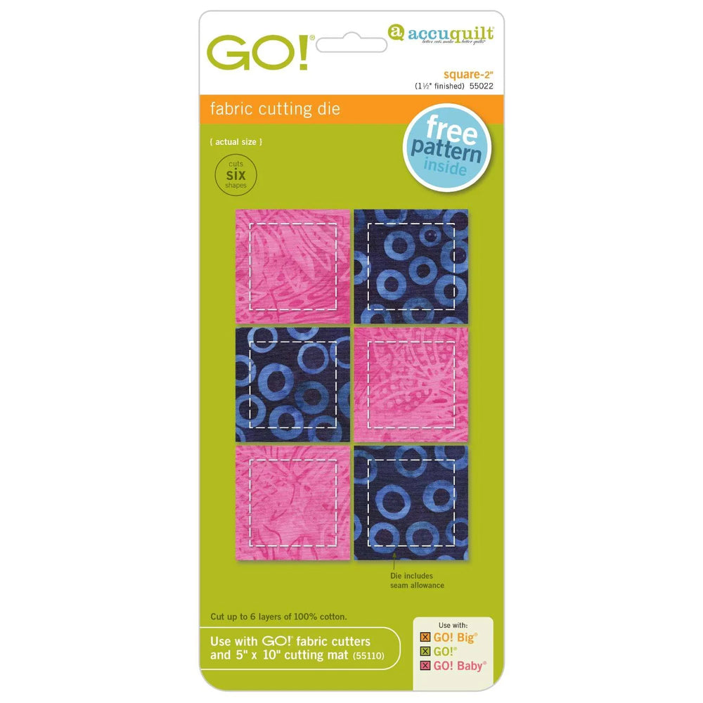 GO! Carré-2" (fini 1 1/2")