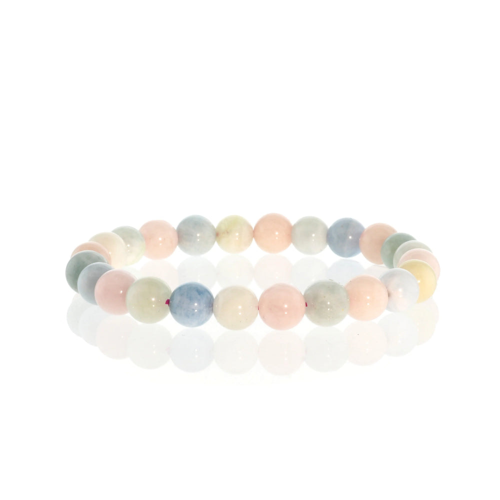 Bracelet en Morganite et Aigue-Marine