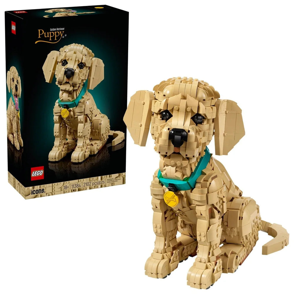 Chiot Golden Retriever Icônes LEGO