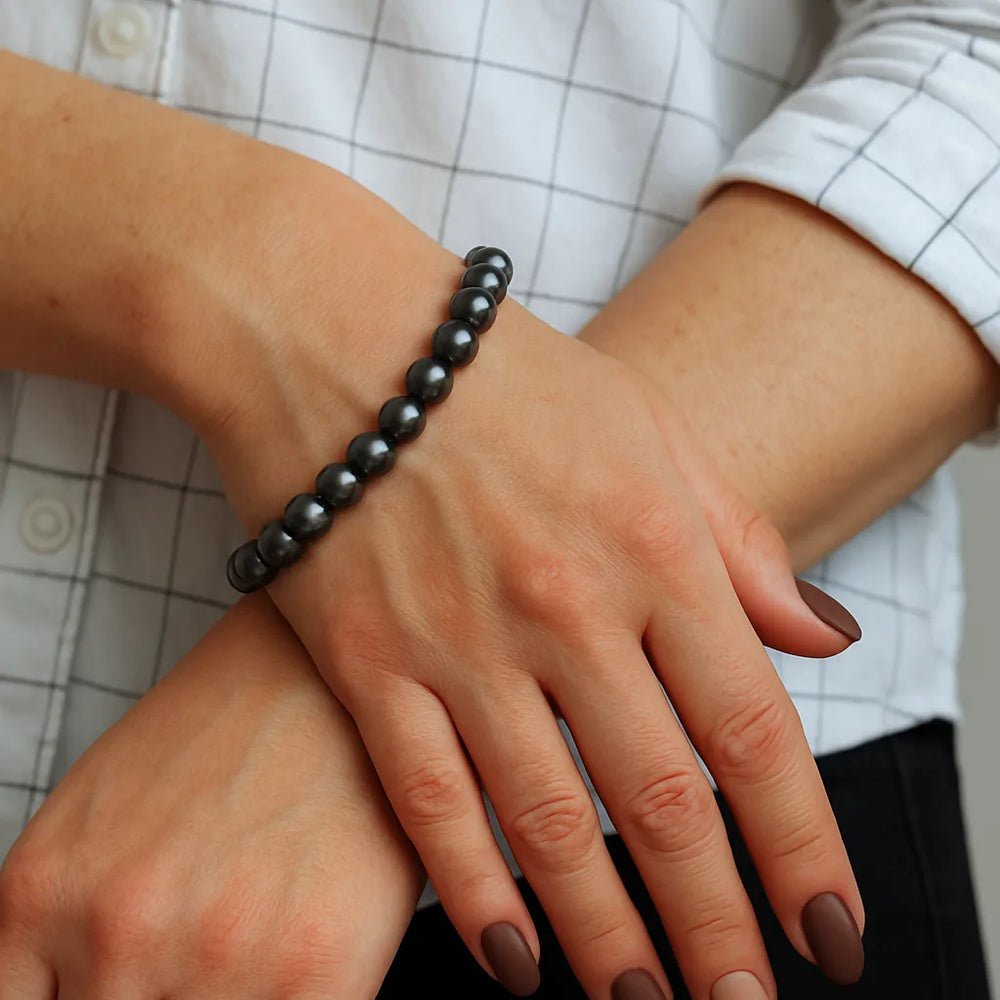Bracelet en Hématite