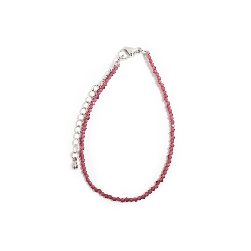 Bracelet en grenat - 2-3mm