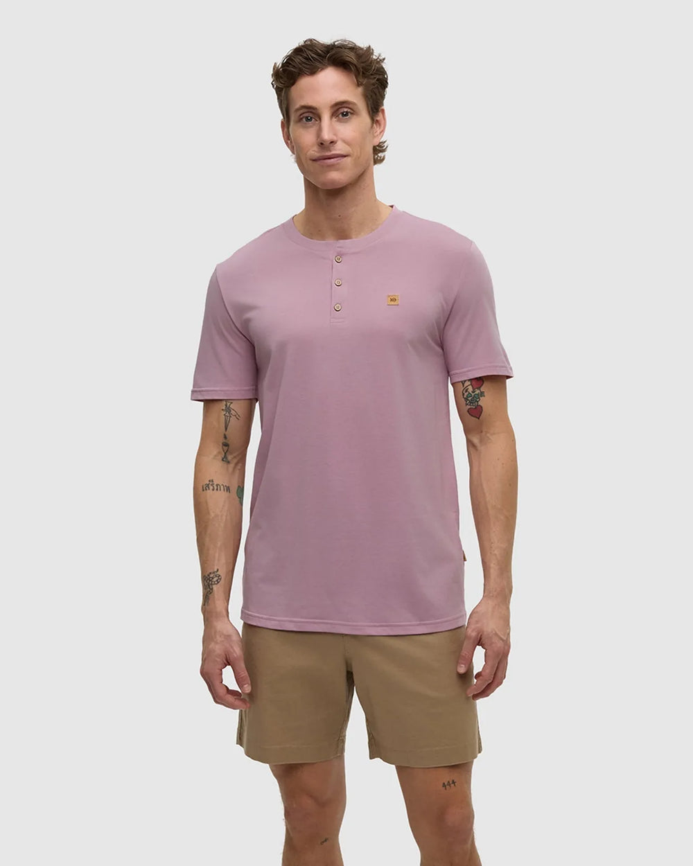 Chandail Henley TreeBlend Baker