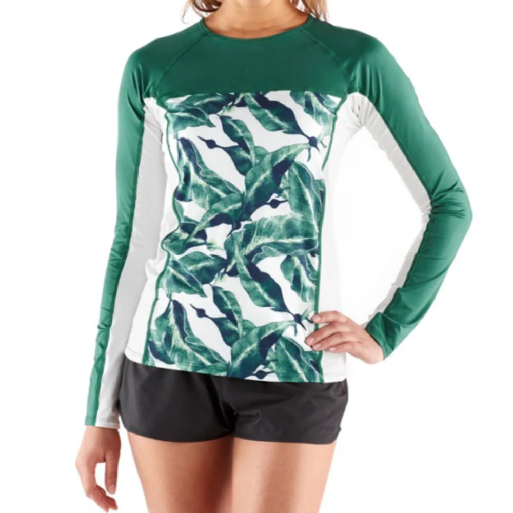 Patagonia Women's Micro Swell Water Friendly Rash Guard & Sun Shirt Size XL