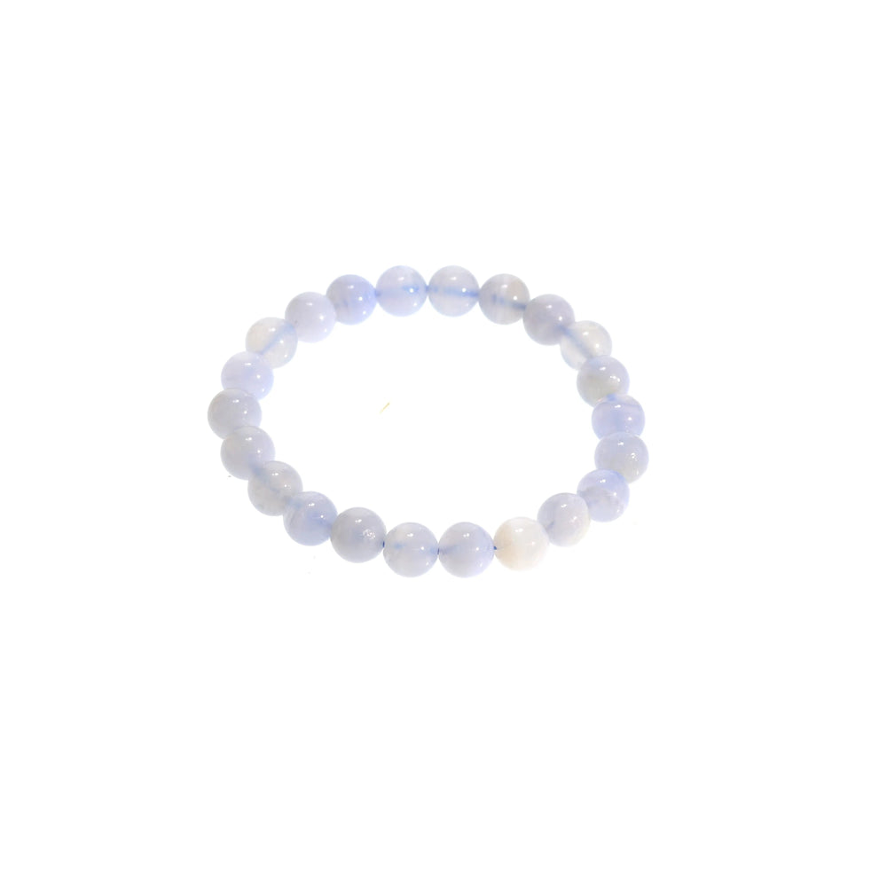 Bracelet en Agate Dentelle Bleue