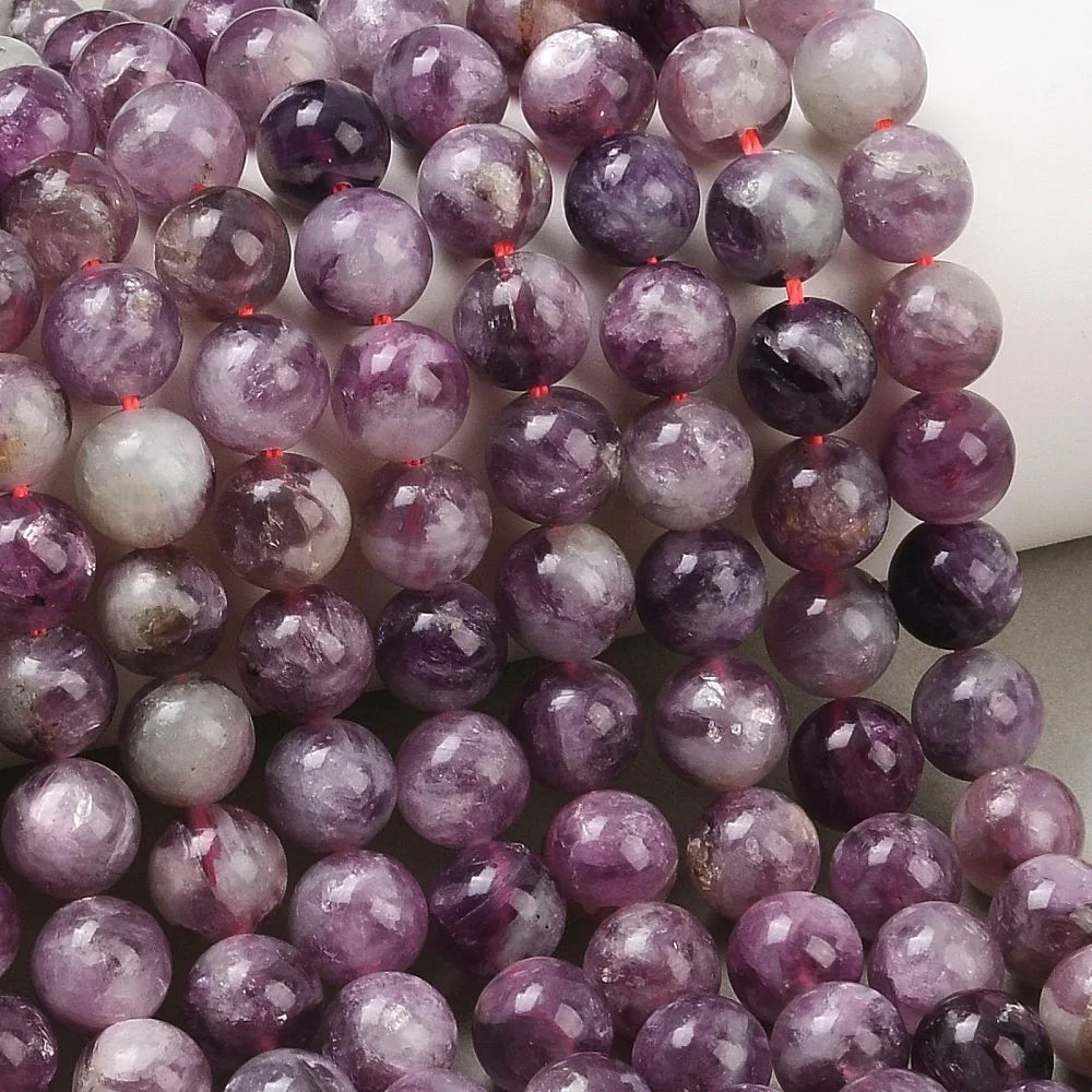 Lepidolite Gemstone Beads