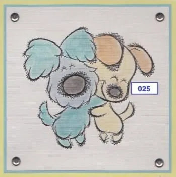 Patron de broderie numérique Laura's Design - Amis des chiens